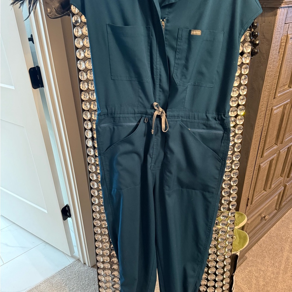 Teal Scrubs jump suit